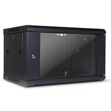INTER-TECH Zidni komunikacijski ormar SMA-6406, 6U, 19", crna